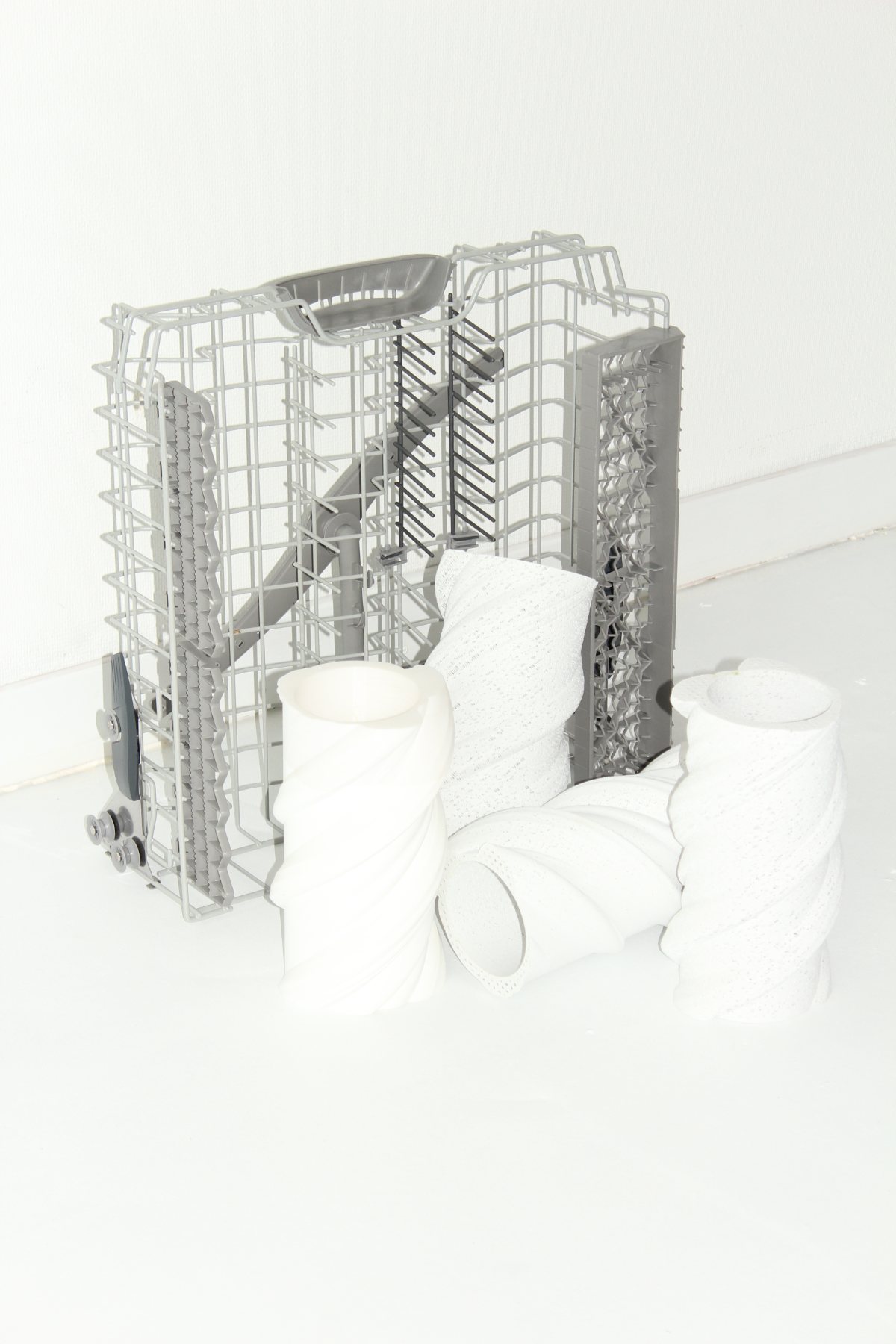 Object 001: 3D-gedruckte Vasen, Frontansicht