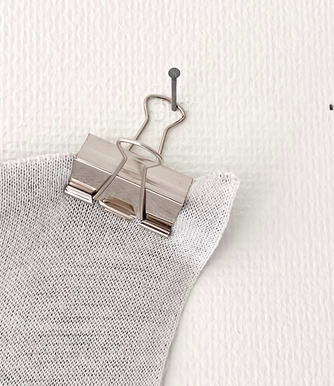 Woven Sheets: hanging detail